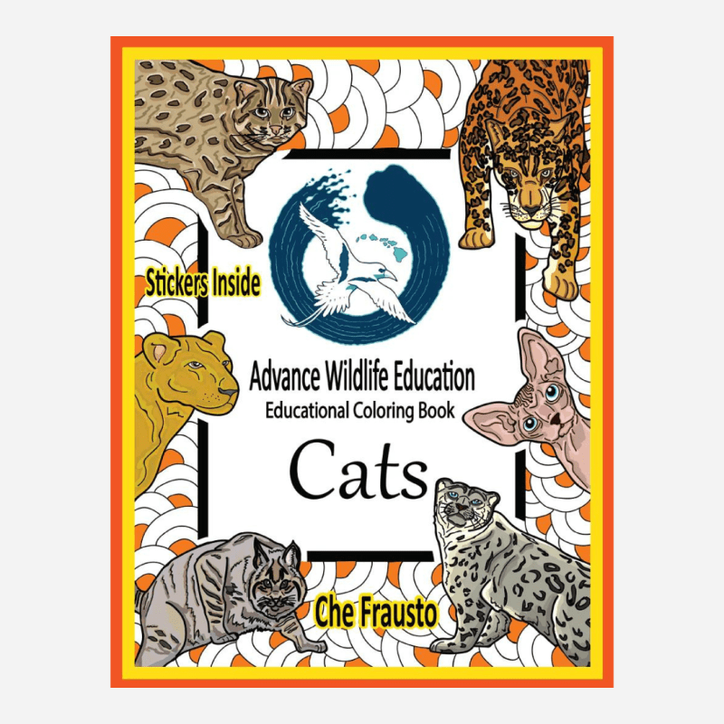 AdvanceWildlifeEducation CatsEducationalColoringBook