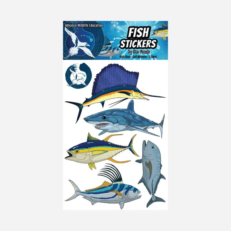 AdvanceWildlifeEducation ColoredStickers Fish