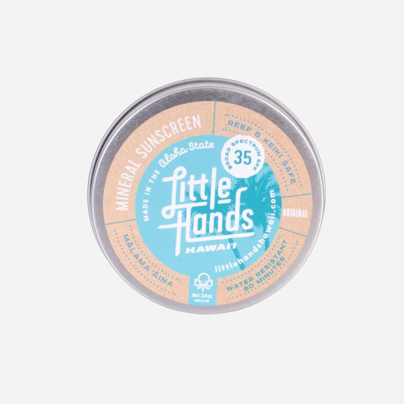 Little Hands Body Face Mineral Sunscreen Tin Original