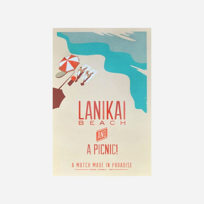 NickKucharTravelPoster LanikaiBeach